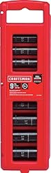 CRAFTSMAN Impact Socket Set, Metric, 3/8", 9Piece