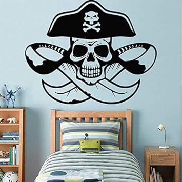 Amazon Com Pirate Wall Decals For Boys Room Pirate Ship