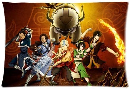Custom Avatar The Last Airbender Pattern 17 Pillowcase Cushion Cover Design Standard Size 20X30 Two Sides