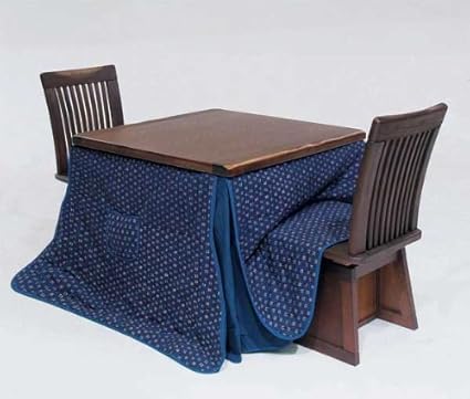 Amazon 高脚コタツ ハイタイプこたつセット 高山90 椅子 布団付きダイニングコタツセット Sanukiya こたつユニット