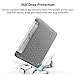 SWEES Compatible iPad Pro 10.5 Case, Slim Full Body Protective Smart Cover Leather Case Rugged Shockproof with Stand Built-in Apple Pencil Holder Compatible iPad Pro 10.5 inch, Marble