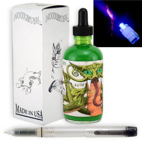 Noodlers Ink 4.5 Oz Dragon Catfish Green W/Pe