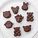 Candy Molds, Silicone Mold for Chocolate Melts, Cakes, Crayons and Gummy Candies, Safe Animal and Flower Shaped Silicon Ice Trays for Various Occasions, BPA Free, 8 Pack Set