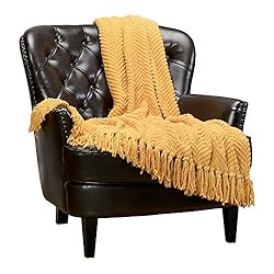 Chanasya Textured Knitted Super Soft Throw Blanket