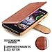 Moto G Case Wallet,Mulbess [Layered Dandy][Vintage Series][Coffee Brown] - [Ultra Slim][Wallet Case] - Leather Flip Cover With Credit Card Slot for Motorola Moto G [2013 1st Gen 4.5 inch]