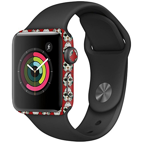 MightySkins Skin For Apple Watch Series 2 38mm - Sugar Skull | Protective, Durable, and Unique Vinyl Decal wrap cover | Easy To Apply, Remove, and Change Styles | Made in the USA