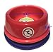 4UtoShop DYL No Ant Pet Bowl Plastic with Non-Skid Rubber and Unique Design Moat Suitable for Puppy Small Sized Dogs and Cats (M, Pink)(8oz)