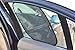 Car Sun Shade by NimNik Baby, 2-Pack, Black