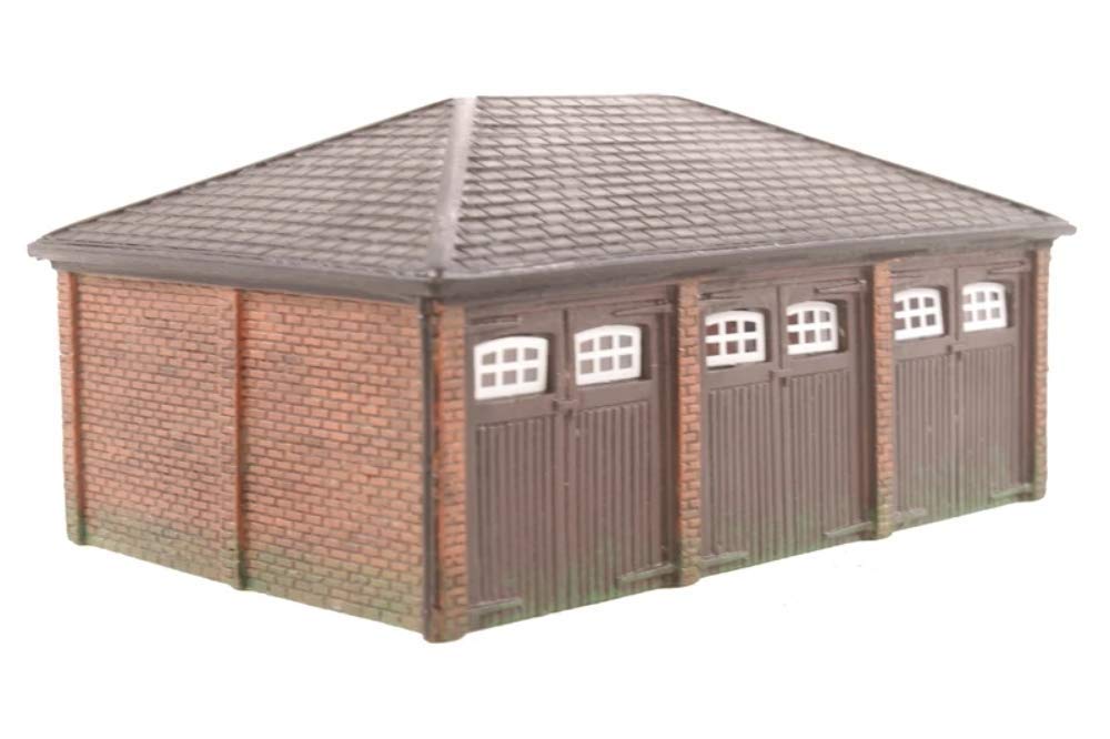 Hornby R9812 Triple Garage Building Model Toy, Grey