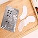100 Pairs Set，Eye Gel Patches,Under Eye Pads Lint Free Lash Extension Eye Gel Patches for Eyelash Extension Eye (silver)