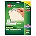 Avery File Folder Labels with Sure Feed, 2/3