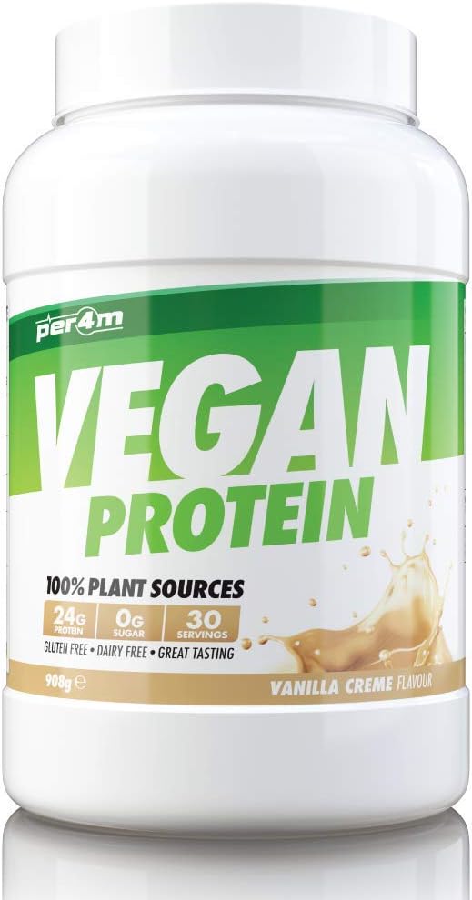 Per4m Plant Protein 900g (Double Chocolate), White, 908g - Image 3