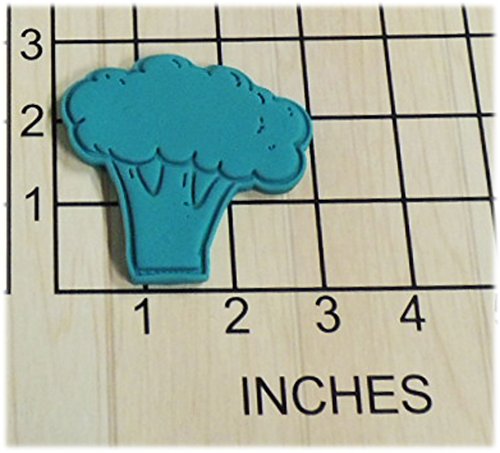 Broccoli Vegetable Fondant Cookie Cutter and Stamp #1358 - Thumbnail 2