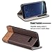 for Galaxy S8 Case,WenBelle [Blazers Series] Stand Feature,Double Layer Shock Absorbing Premium Soft PU Color Matching Leather Wallet Cover Flip Cases for Samsung Galaxy S8 5.8 inch (Brown)