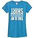 Threadrock Big Girls' This Is My Handstand Shirt Fitted T-Shirt M Turquoise