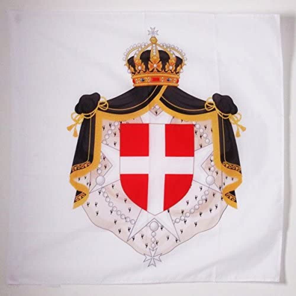 AZ FLAG - Order of Malta Coat of Arms Flag - 3x3 Ft - 100% Polyester St John of Jerusalem Banner with Sleeve - Fade Resistant - Vivid Colors - 3' x 3' Feet - 90x90 Cm