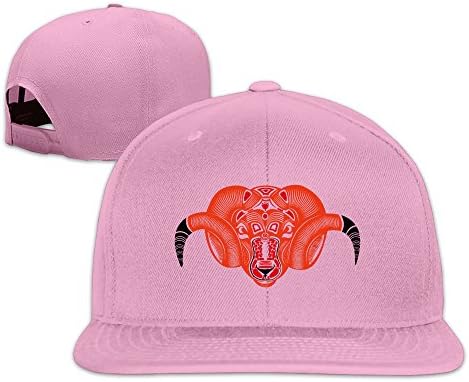 LKSJSADJ Of A Totem Animal Tattoo Ram Cap Pink