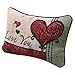 WHAT ON EARTH I Love You I Love You More Pillow - Woven Tapestry Throw Pillow with Reversible Love Messages
