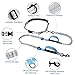 Dioche Hands Free Dog Leash, Free Control for Up to 150 lbs Dogs, Dual-Handle Reflective Bungee Leash with Adjustable Waist Belt and Dog Water Bowl for Hiking Running Walking Jogging
