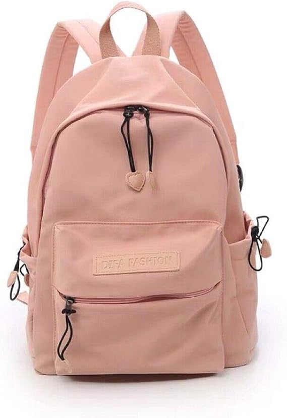 Amazon Co Jp ピンクリュックサック 韓国版 原宿ins 学生バッグ ショルダーバッグ カジュアル ミニマリストスタイル 服 ファッション小物