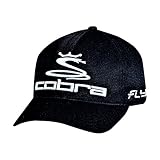 New 2015 Cobra Pro Tour Lightweight Fly-Z Fitted Cap COLOR: Black SIZE: OSFA