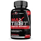 Testosterone Booster for Men - Natural Supplement for Strength, Weight Loss, Endurance, Best Fat Burner to Boost Workouts - Premium Quality Ingredients - 60 Capsules