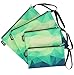 QOGiR Reusable Snack Bags and Sandwich Bags with Handle (Emerald)