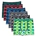Crazy Cool Mens Comfortable Fun Nylon Seamless Short Boxer 6-Pack