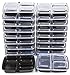 [IMPROVED DESIGN][18 PACK] MiscHome 3 Compartment Meal Prep Containers | 36 Oz. Three Compartment Food Storage Containers with Lids | BPA Free Bento Boxes | Meal Prep Container Three Compartment 36 Oz