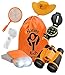 Adventure Kids - Outdoor Explorer Kit, Children Binoculars, Flashlight, Compass, Magnifying Glass, Butterfly Net & Backpack. Toys Kids Gift for Boys & Girls Age 3 4 5 6 7 Year Old Camping Educational