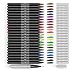 Watercolor Brush Pens Kit of 24 Colors + 1 Water Brush Blending Pen + 12 Sheet Watercolor Paper Pad Sketch Book