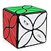 D-FantiX Qiyi Clover Cube, Four Leaf Clover Speed Cube Black