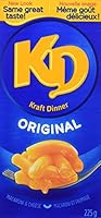 KD KRAFT DINNER - Original Macaroni & Cheese 225G, Pack of 4
