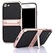 iPhone 7 Case, Vecan [Dual Layer Protection] Soft TPU & Hard PC with Kickstand Luxury Cover for iPhone 7 (Rose Gold)