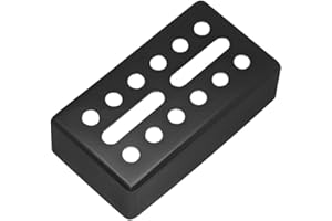 JISADER Pickup Cover Electric Guitar Pickup Cover Replacement Brass Pole Spacing Double Coil Cover Easy Installation Suitable