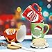 Christmas Coffee/Tea Mugs- Unique, Housewarming gift- Christmas decoration - Dishwasher & Microwave safe, large coffee mugs for Christmas by Betelgeuse Production (Black)