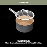Ninja Extended Life 18cm Ceramic Saucepan with Lid Induction Safe view 6