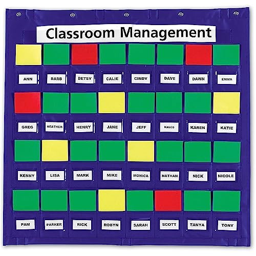 Learning Resources Estação de organização júnior, tabelas de bolso para sala de aula, a partir de 3 anos