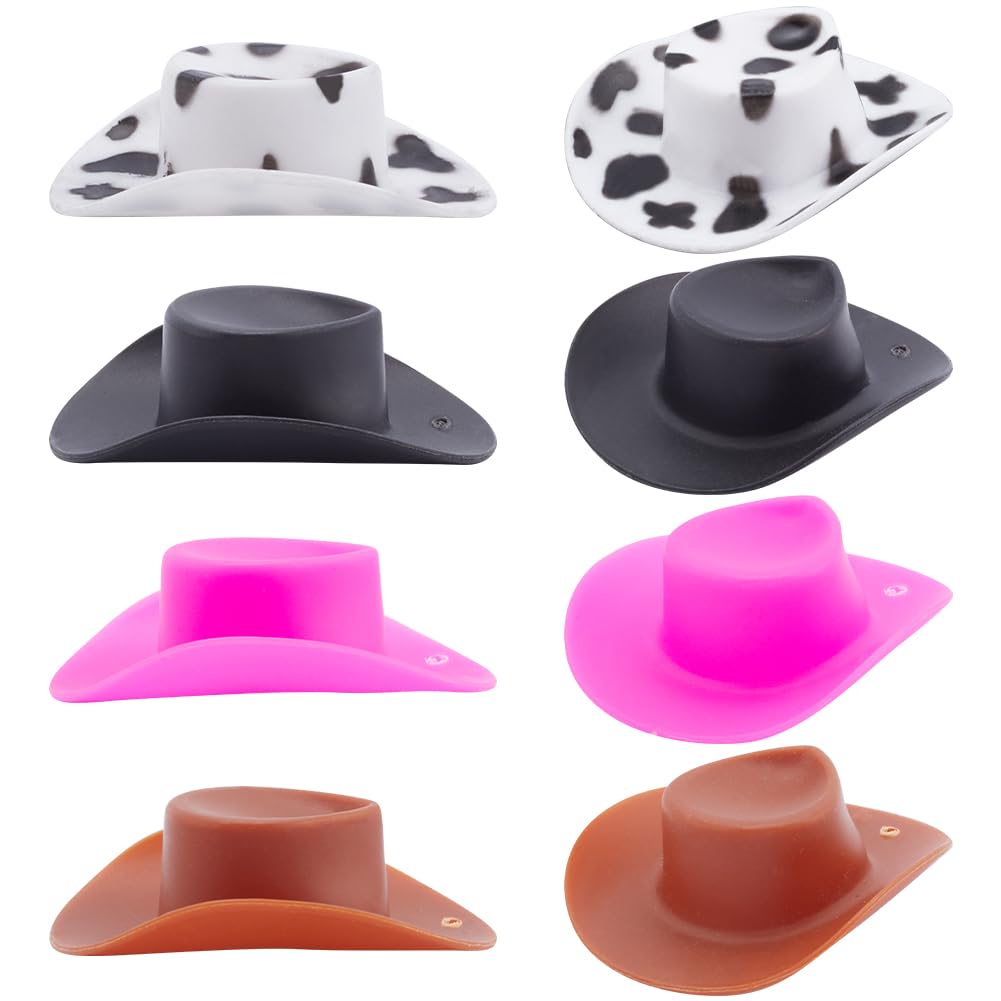 SUNNYCLUE 1 Box 16Pcs Cowboy Hat Charms Bulk Cowboys Charms Mini Hats Shaped Ornament Charm for jewellery Making Charms Women Adult Bracelet Necklace Earrings DIY Crafts Decor Supply Accessories