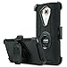 ULAK LG V10 Case, Heavy Duty Shockproof Protection Hybrid Rugged Holster Case for LG V10 Case (5.7