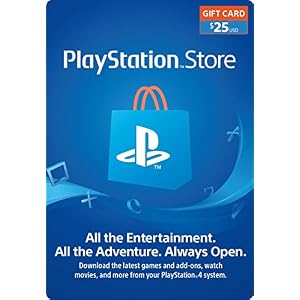 $25 PlayStation Store Gift Card [Digital Code]