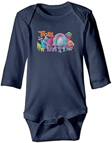 YOG MILK Trolls Infant Baby's Romper Long Sleeve Jumpsuit Climb Clothes