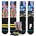 Stance Men's Iron Maiden Crew Sock, Black, M