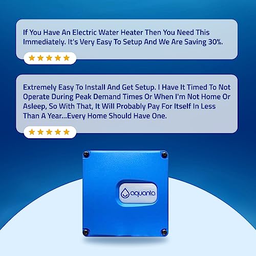 Aquanta Digital Water Heater Timer Wifi Smart Water Heater Controller