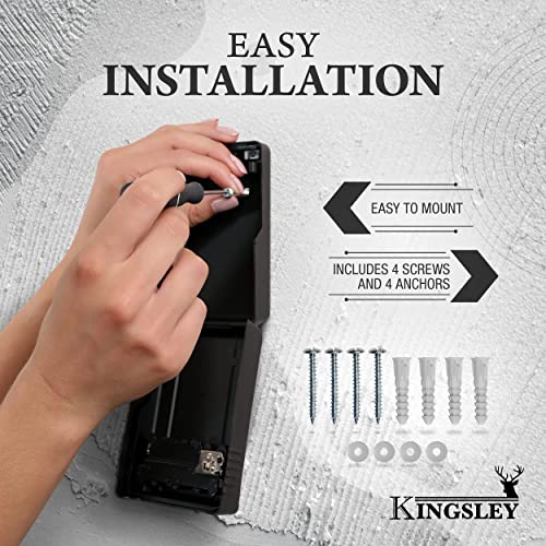 Kingsley Key Realtor Lock Box GuardaKey, Secure Weatherproof Key