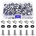 Favordrory M6 x 16mm Rack Mount Cage Nuts, Screws and Washers for Rack Mount Server Cabinet, Rack Mount Server Shelves, Routers, 60 Pack