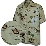 Tropical Shirts Hawaiian Maps