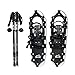 ALPS Adult All Terrian Snowshoes + Pair Anti-Shock Adjustable Snowshoeing Pole + Free Carrying Tote Bag