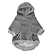 Howstar Pet Clothes,Puppy Hoodie Sweaters Fall Winter Warm Hoodie for Dogs Cats Sweatshirt I Love My Mom Printed Pet Costumes(XS, Gray)