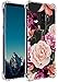 Galaxy S9 Plus Case,Samsung Galaxy S9 Plus Case with Flower,LUOLNH Slim Shockproof Clear Floral Pattern Soft Flexible TPU Back Cover for Samsung Galaxy S9 Plus 2018(Clear)